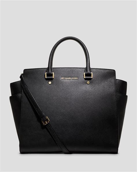 michael kors north south tote selma|michael kors selma medium black.